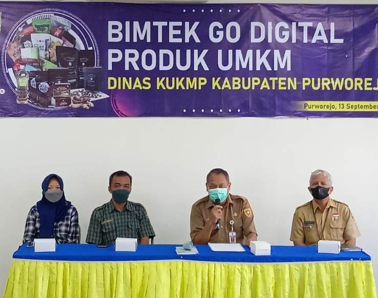 Bimtek Go Digital Produk Pelaku UMKM