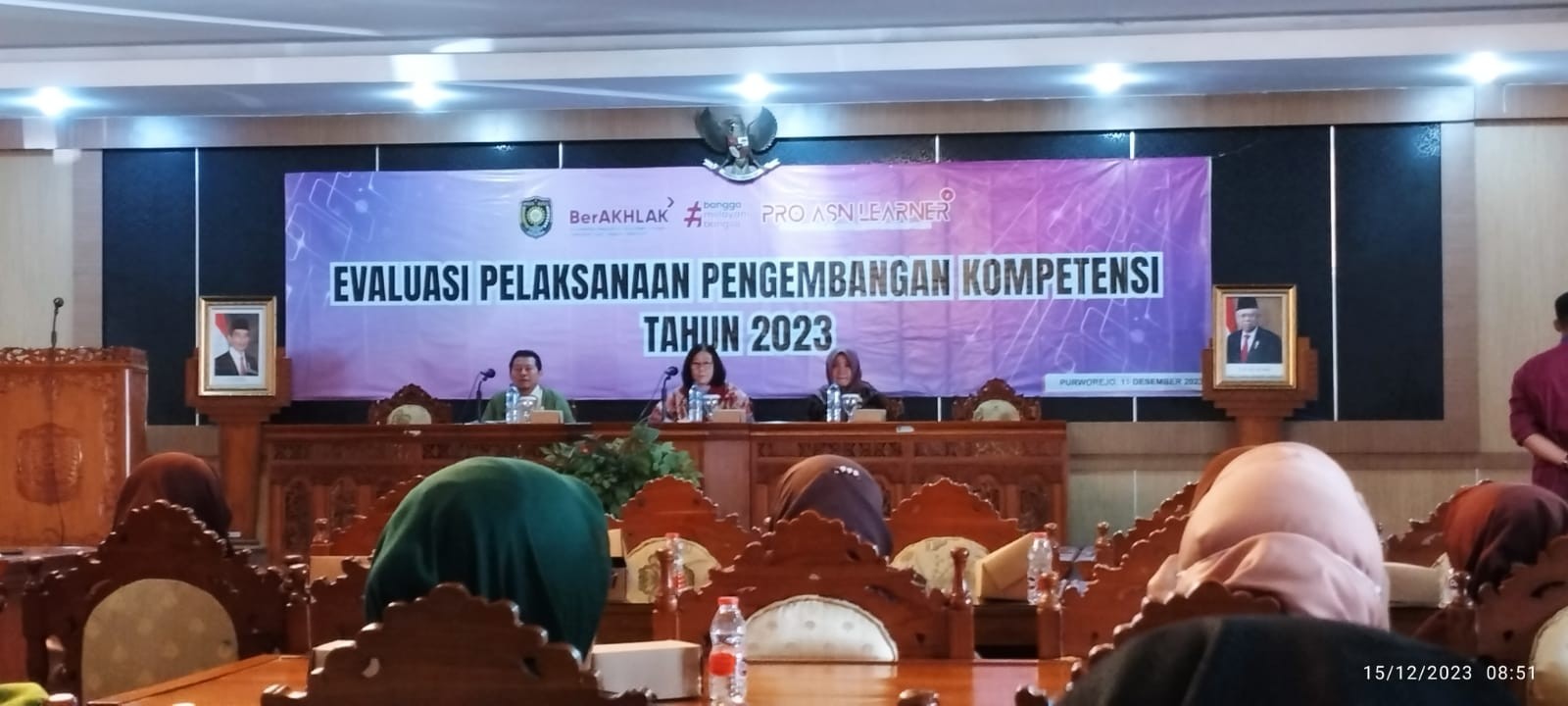 Dinas KUKMP Hadiri Evaluasi Pelaksanaan Pengembangan Kompetensi Tahun 2023