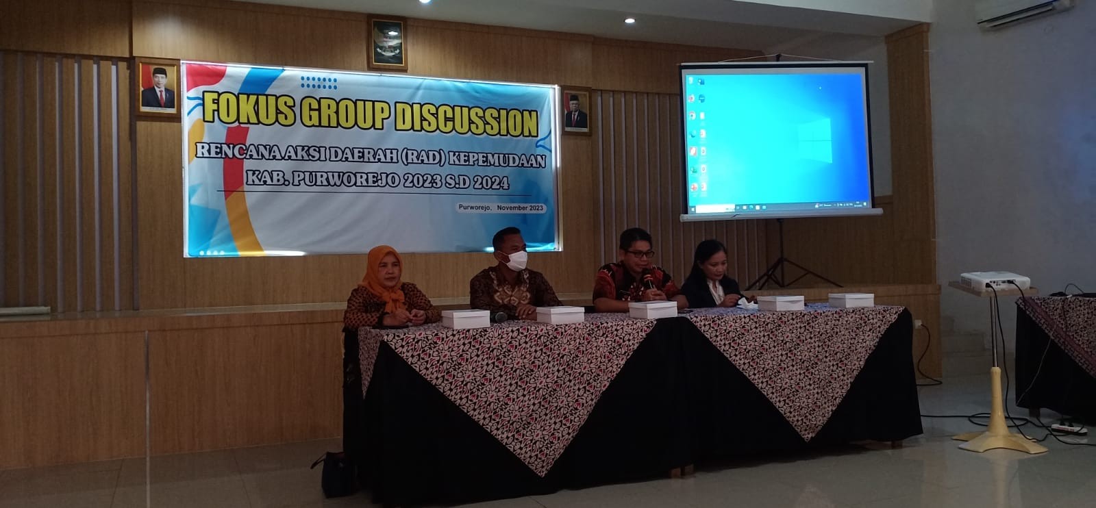 DKUKMP Kab. Purworejo Hadiri FGD Rencana Aksi Daerah Kepemudaan 