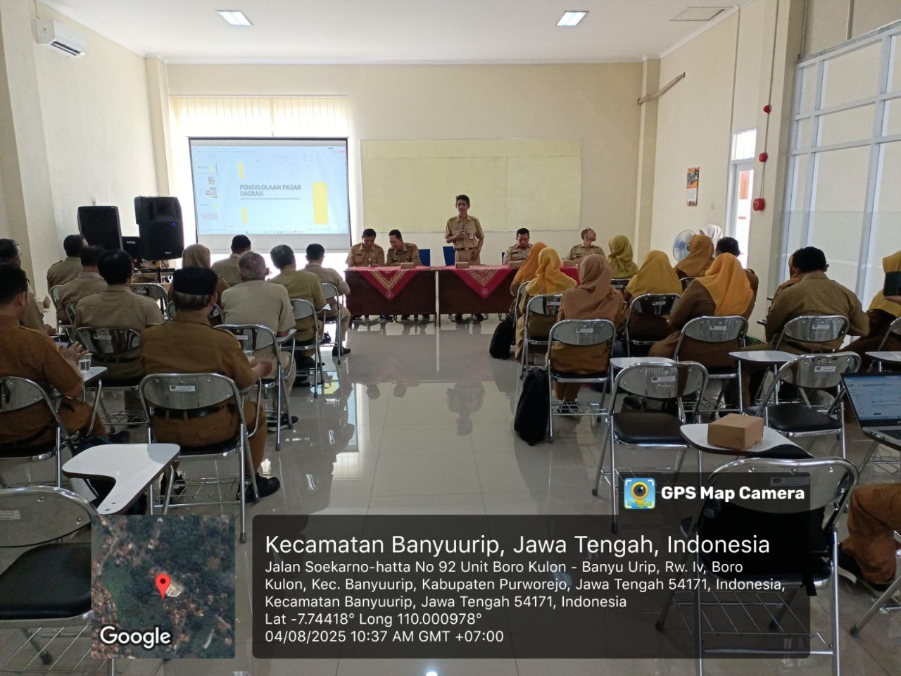 Rapat Koordinasi Rutin Bulanan Pengelolaan Pasar dan Optimalisasi Retribusi Digelar di Gedung PLUT KUMKM Purworejo