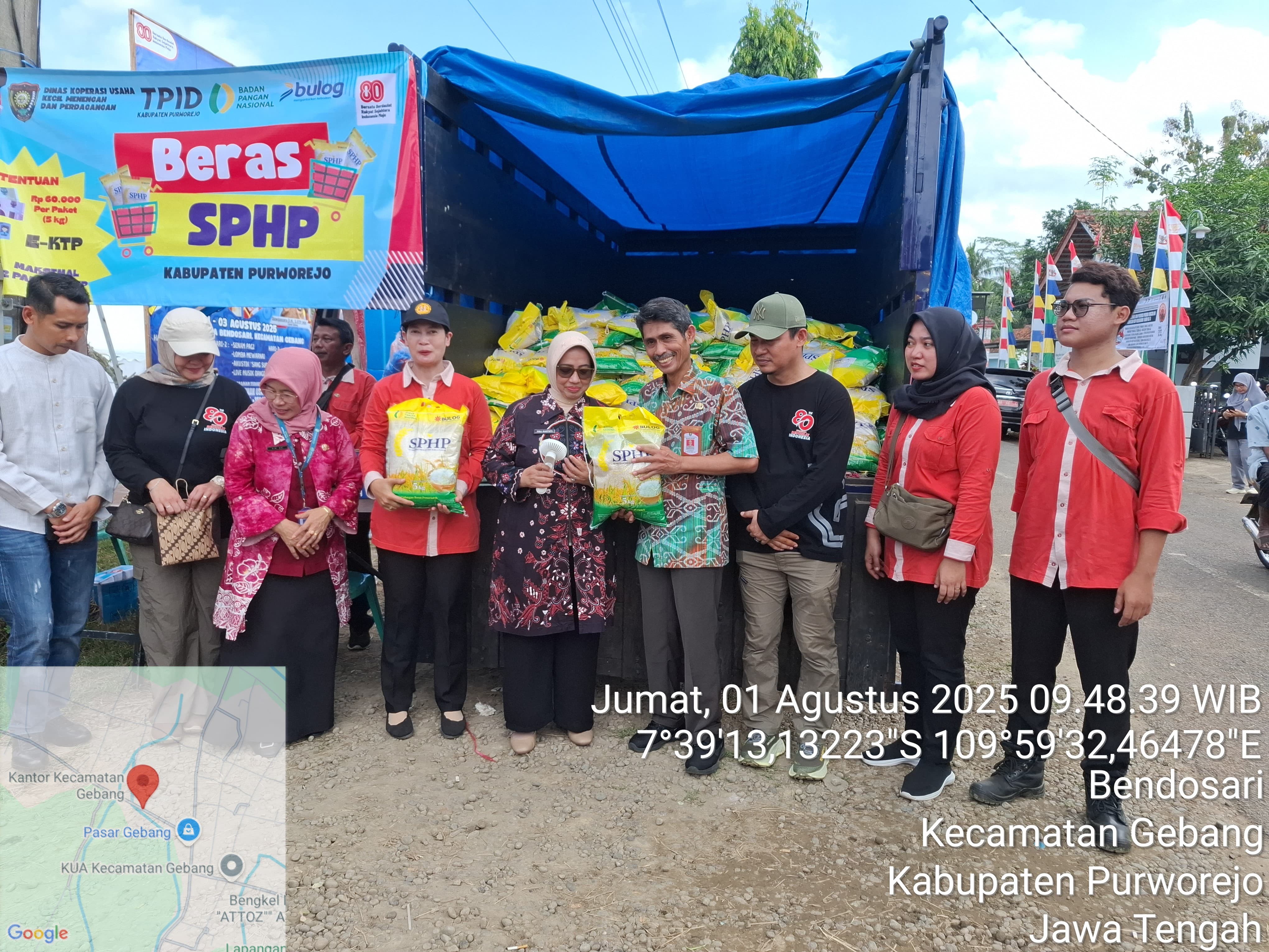 Pemkab Purworejo Gelar Operasi Pasar Beras SPHP di Gebang Expo 2025