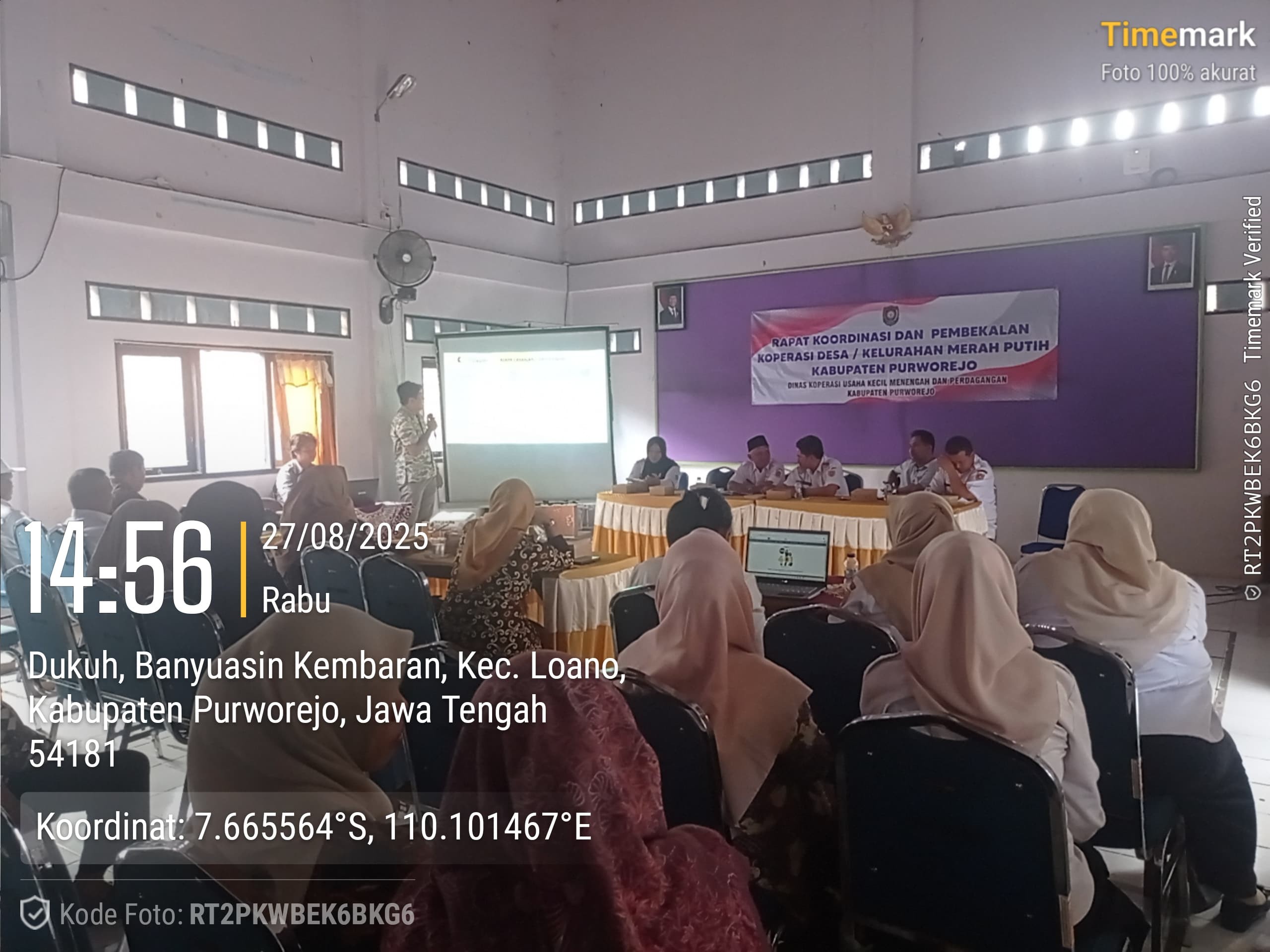 Kegiatan Rakor dan Pembekalan Pengurus dan Pengawas KDMP Se Wilayah Kecamatan Loano