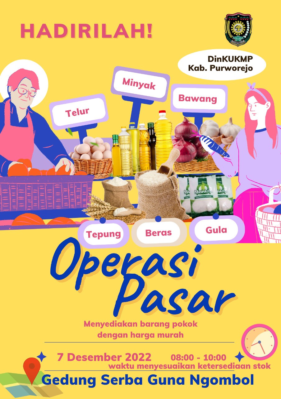 Pelaksanaan Operasi Pasar di Kecamatan Ngombol 