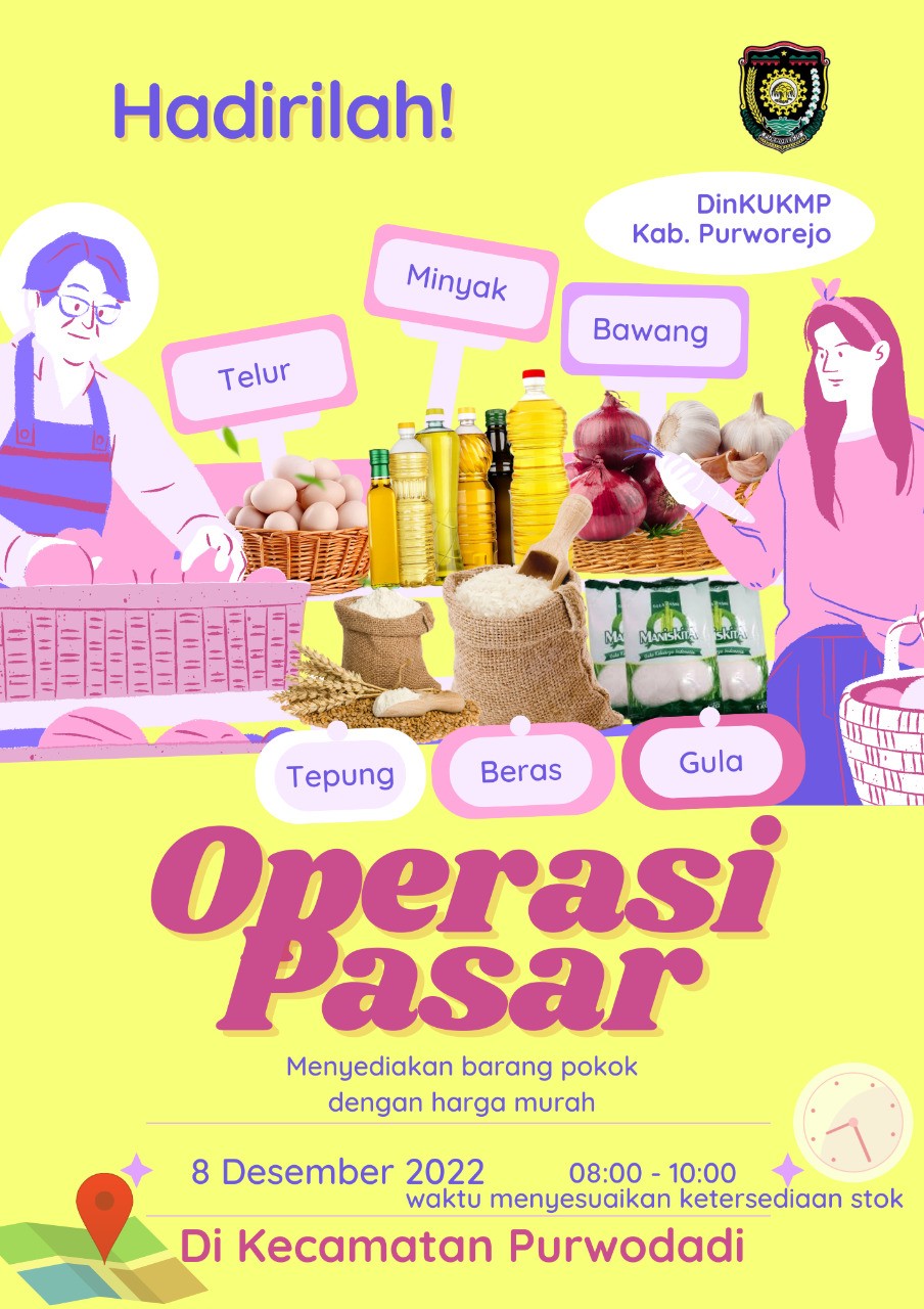 Pelaksanaan Operasi Pasar di Kecamatan Purwodadi