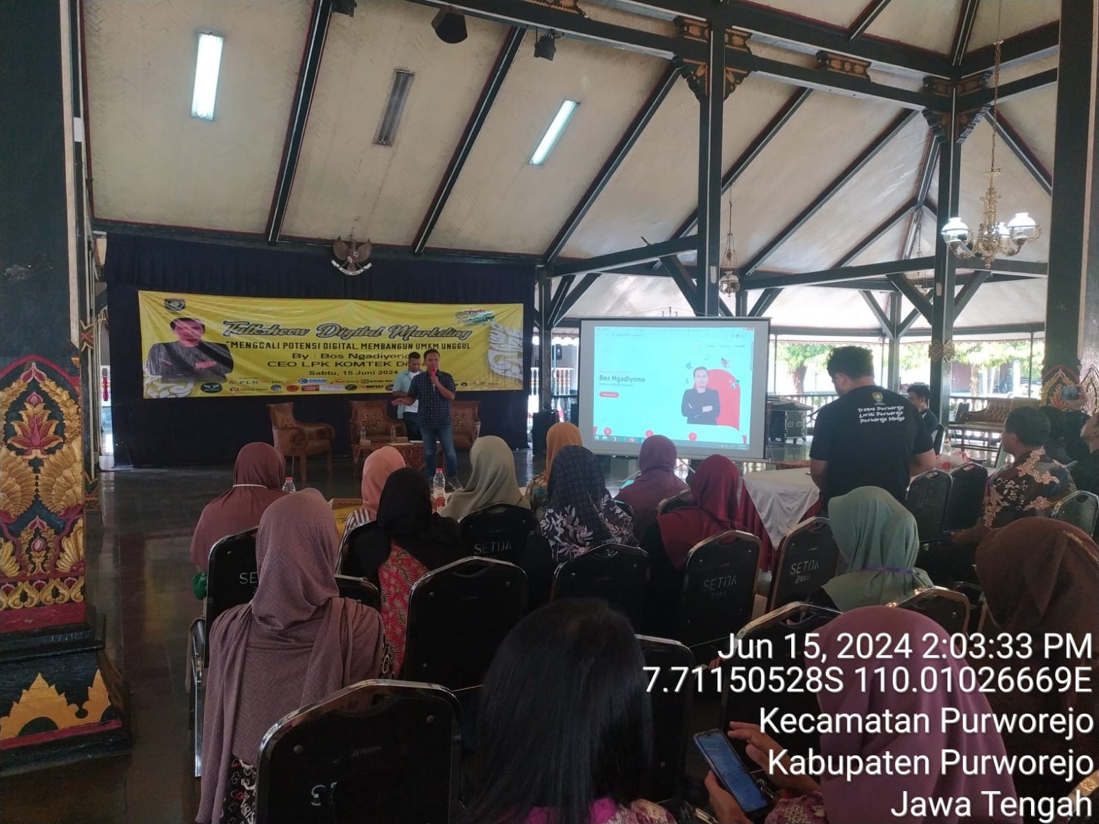 Talkshow Digital Marketing Dalam Even Purworejo Fair 2024