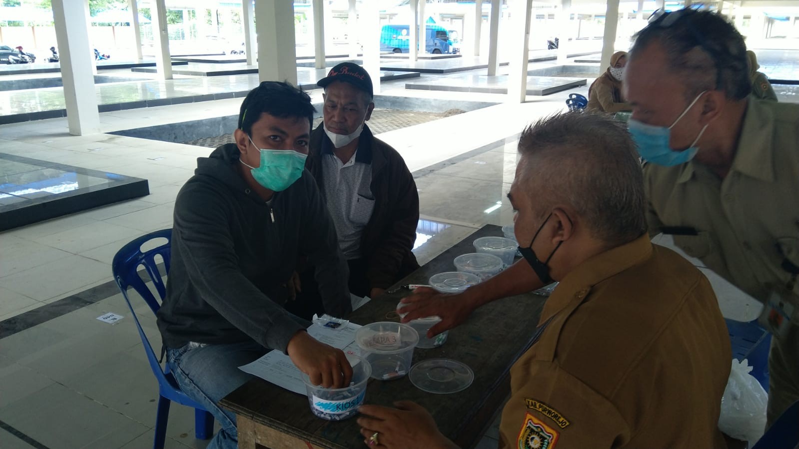 Pengundian Nomor Kios, Los dan Selasar Penempatan Pedagang Pasar Purworejo