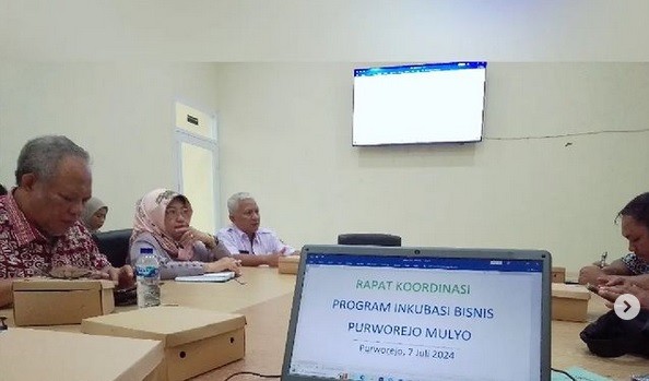 Rapat Koordinasi dan Penyusunan Rencana Kerja Tim Program Inkubasi Bisnis Purworejo Mulyo