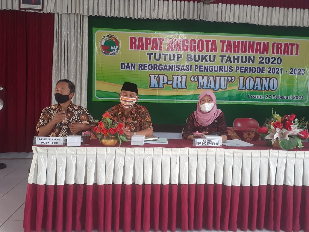 RAT Tutup Buku KPRI Maju Kecamatan Loano