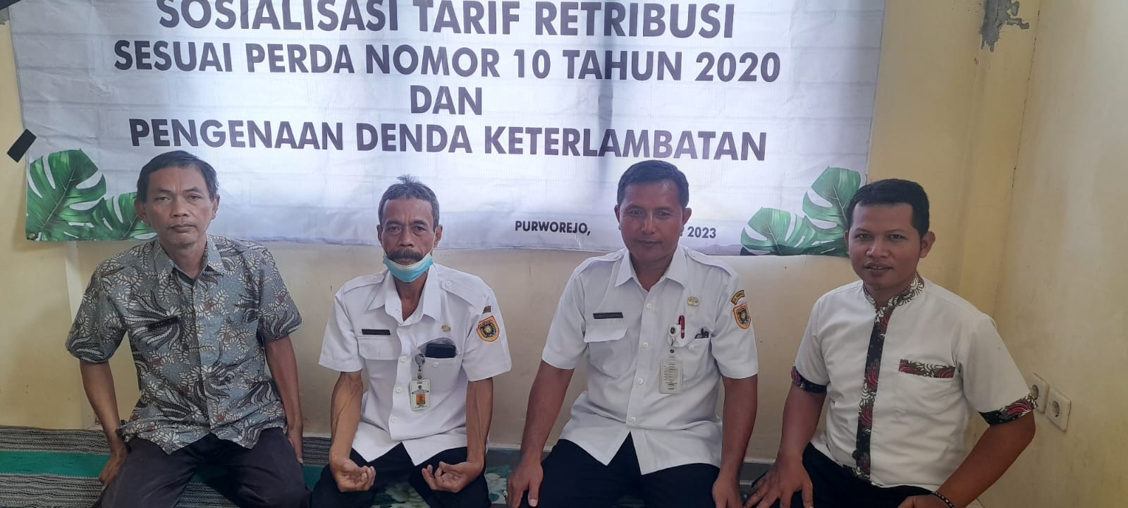  Sosialisasi Tarif Retribusi dan Pengenaan Denda Keterlambatan Pembayaran Retribusi di Pasar Krendetan