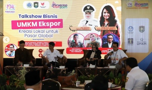 Talkshow Bisnis : UMKM Ekspor Kreasi Lokal untuk Pasar Global 