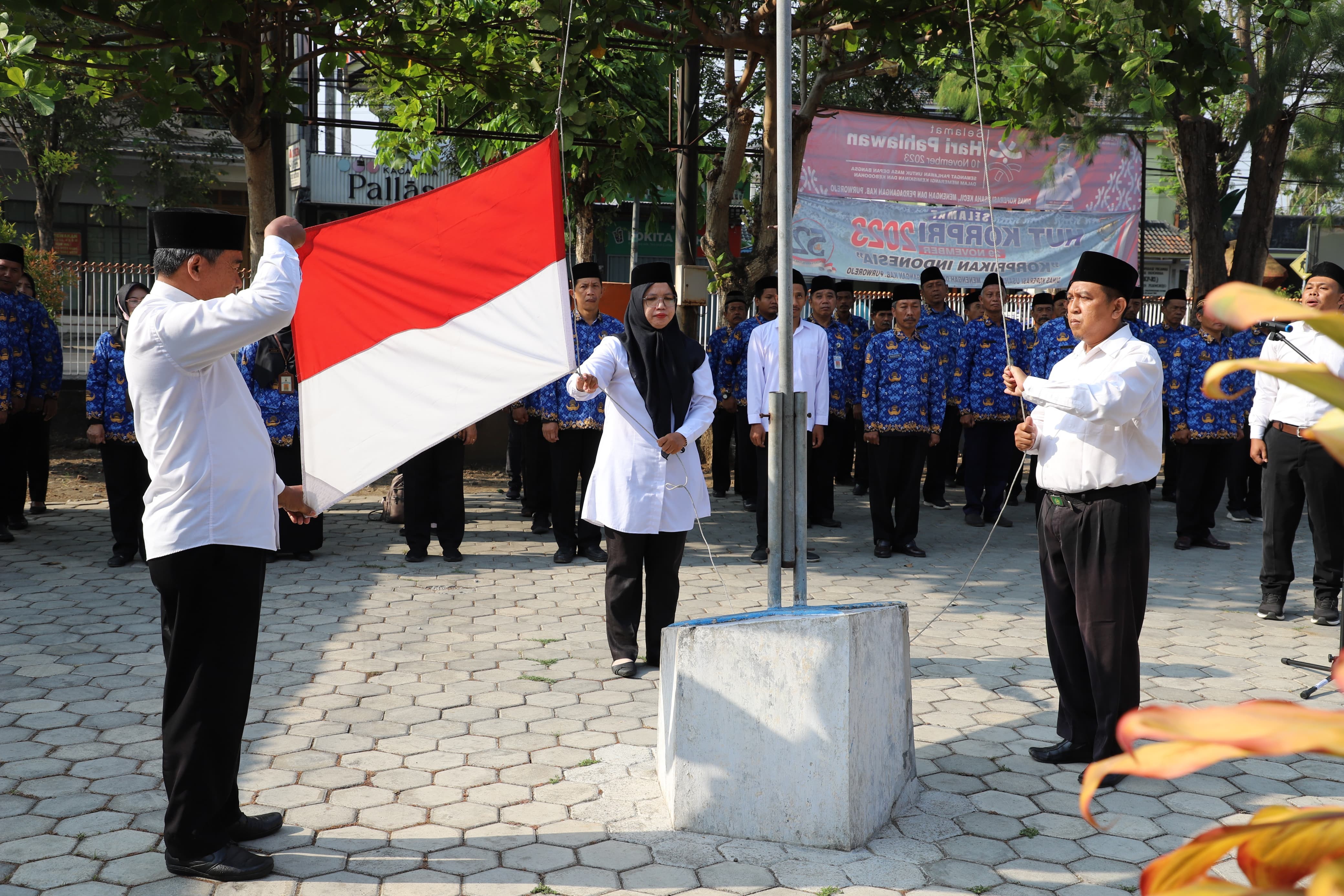 Upacara Hari Pahlawan Tahun 2023 Dinas KUKMP Kab. Purworejo