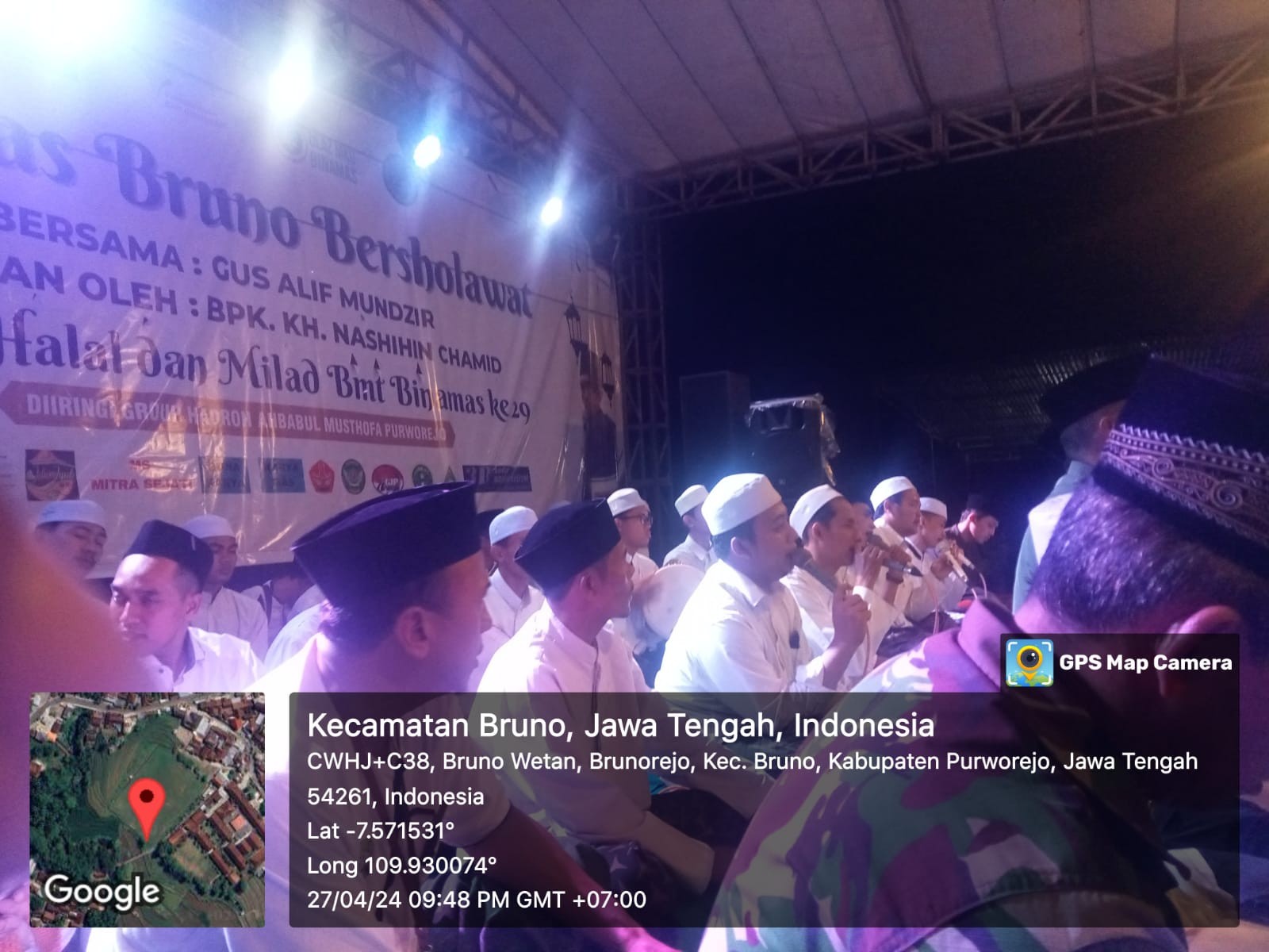 Bruno Bersholawat Dalam Rangka Halal Bi Halal dan Milad Ke 29 KSPPS Binamas Purworejo