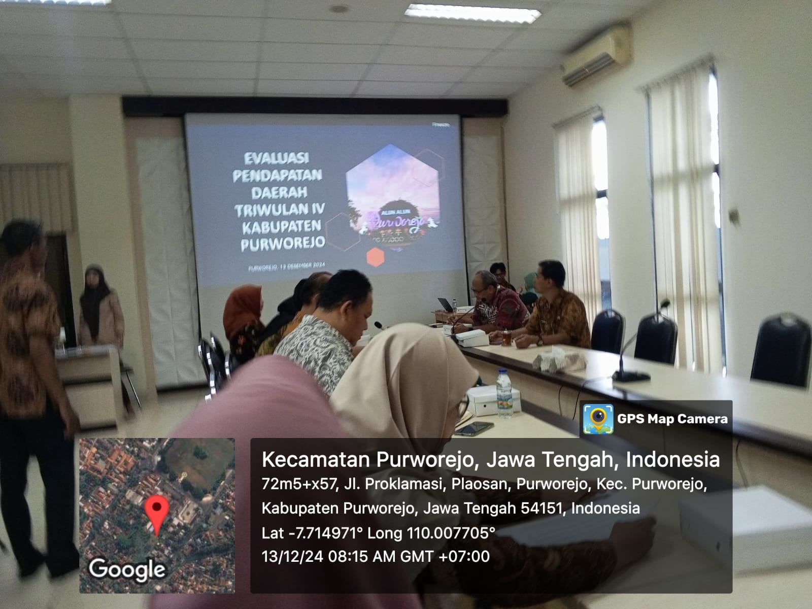 Dinas KUKMP Hadiri Kegiatan Evaluasi Pendapatan Triwulan IV Tahun 2024