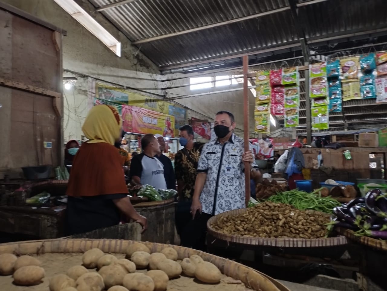 Kunjungan Bupati Purworejo ke Pasar Kutoarjo 