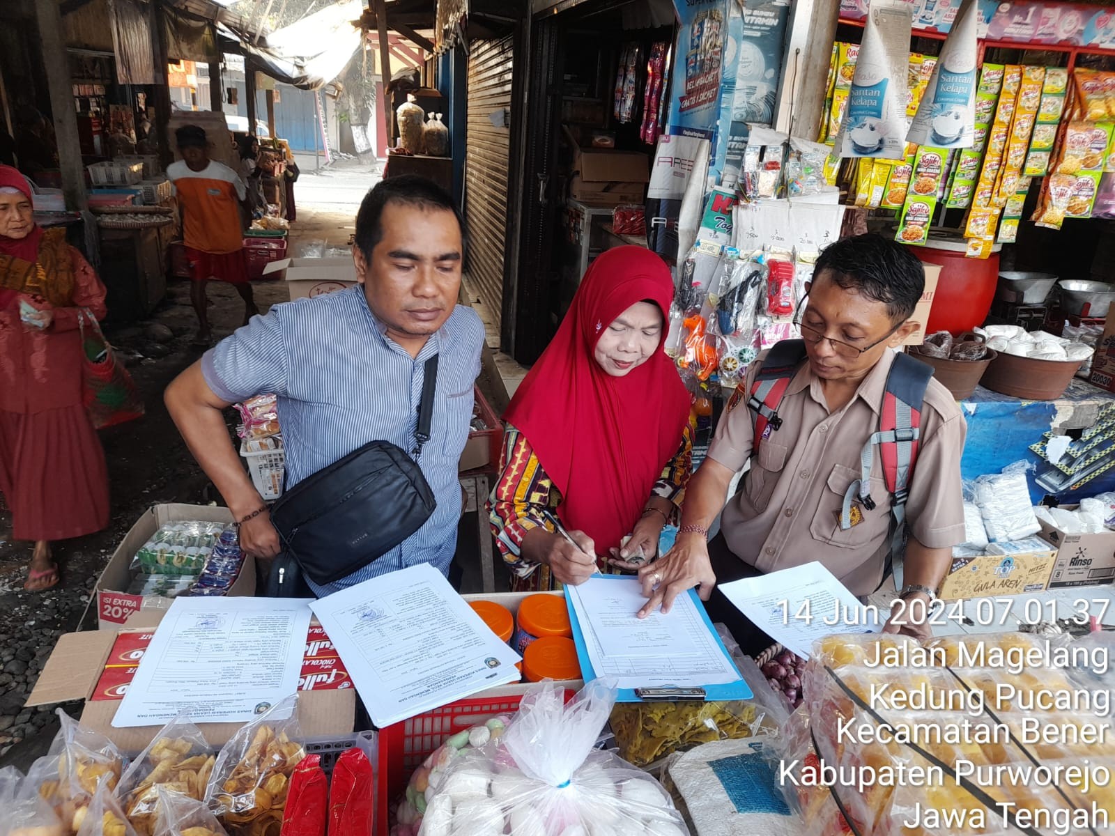 Penagihan Piutang Retribusi Pelayanan Pasar di Pasar Kaliboto