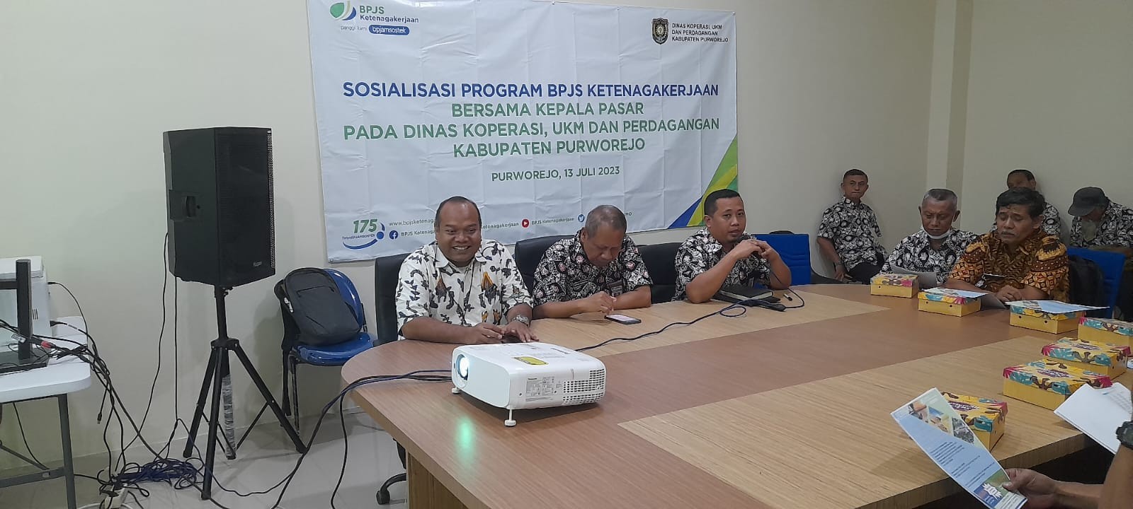 Sosialisasi Program BPJS Ketenagakerjaan Bersama Kepala Pasar