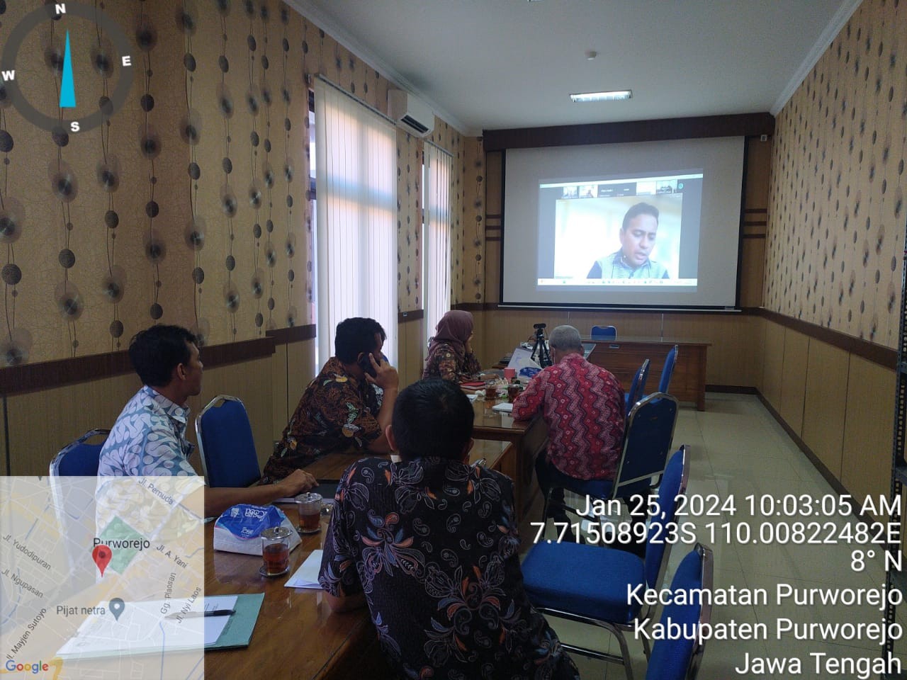 Zoom Meeting Rakor Realisasi P3DN bersama Dirjen Keuangan Daerah Kementerian Dalam Negeri